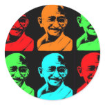 Mahatma Gandhi Collage Sticker