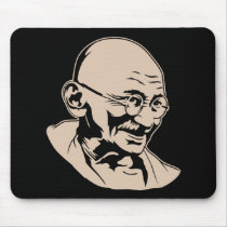 Mahatma Gandhi Portrait Mousepad