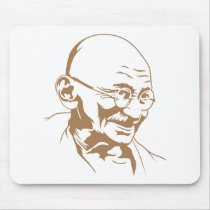 Mahatma Gandhi Portrait Mousepad