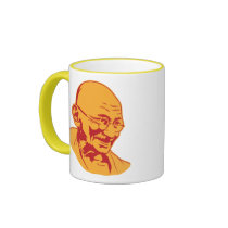 Mahatma Gandhi Portrait Mug by strk3 Mahatma Gandhi Portrait Mug