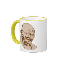 Mahatma Gandhi Portrait Mug by strk3 Mahatma Gandhi Portrait Mug