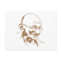 Mahatma Gandhi Portrait Postcard by strk3 Mahatma Gandhi Portrait Postcard
