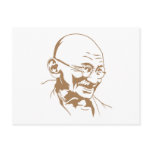 Mahatma Gandhi Portrait Postcard
