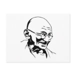 Mahatma Gandhi Portrait Postcard