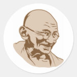 Mahatma Gandhi Portrait Sticker