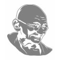 Mahatma Gandhi Portrait T-Shirt by strk3 Mahatma Gandhi Portrait T-Shirt