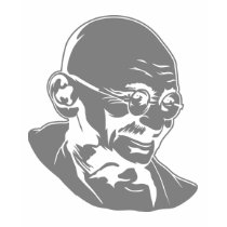 Mahatma Gandhi Portrait T-Shirt by strk3 Mahatma Gandhi Portrait T-Shirt