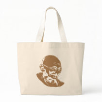 Mahatma Gandhi Portrait Tote Bag