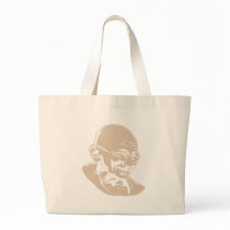 Mahatma Gandhi Portrait Tote Bag