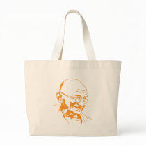 Mahatma Gandhi Portrait Tote Bag