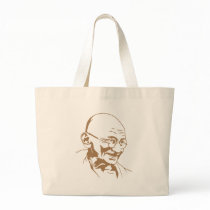 Mahatma Gandhi Portrait Tote Bag