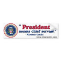 Mahatma Gandhi Presidential bumper sticker bumper stickers by wizewerdz Mahatma Gandhi Presidential bumper sticker bumper stickers