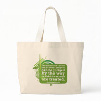 Mahatma Gandhi Quote bags by PreciousDesigns Mahatma Gandhi Quote bags