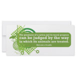 Mahatma Gandhi Quote Personalized Rack Card