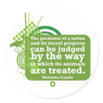 Mahatma Gandhi Quote Stickers