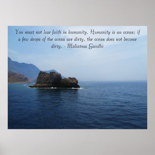 Mahatma Gandhi Spiritual Quote print