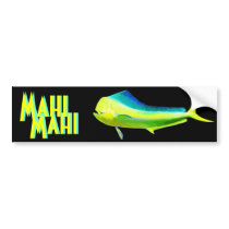 Mahi Mahi Bumper Sticker