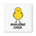 Mahjong Chick magnets by chicktshirts8 Mahjong Chick magnets