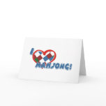 Mahjong greeting card Mahjong greeting card