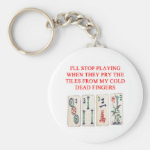 mahjong key chains