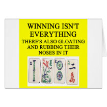 MAHJONG lover Greeting Card