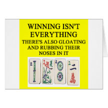 MAHJONG lover Greeting Card