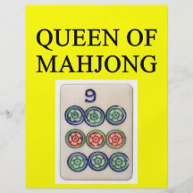 MAHJONG queen Flyer Design