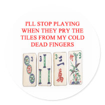 mahjong round stickers
