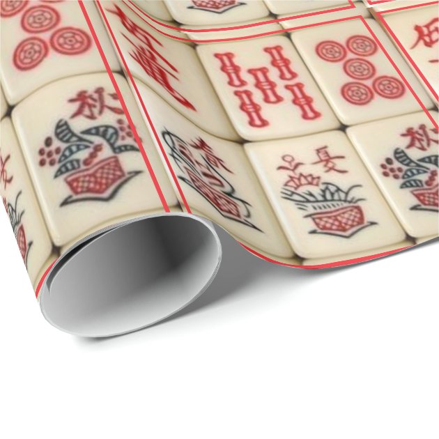 Mahjong tiles wrapping paper-2