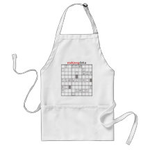 mahjongdoku flower dragon apron