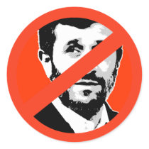 Mahmoud Ahmadinejad Round Stickers
