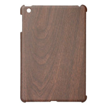 Mahogany Cherry wood pattern iPad Mini Covers