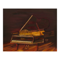 Mahogany Melody canvas print
