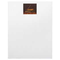 Mahogany Melody stationery Custom Letterhead