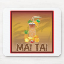 Mai Tai Cocktail Mouse Pads