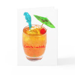 Mai Tai One On Cocktails Card