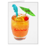 Mai Tai One On You're Invited Cards