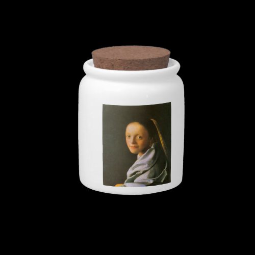 Maid by Johannes Vermeer Candy Jar