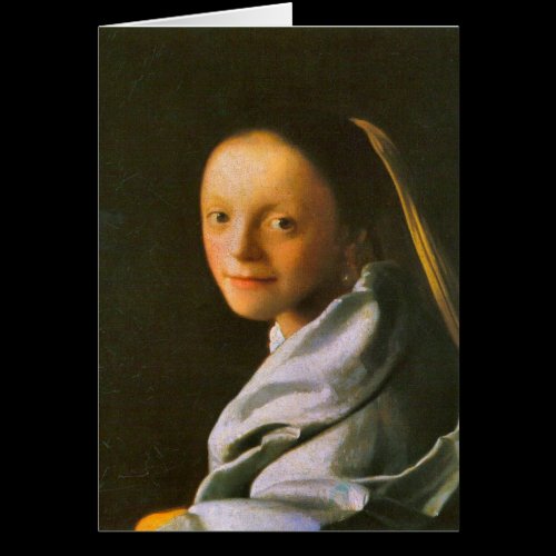 Maid by Johannes Vermeer Greeting Cards