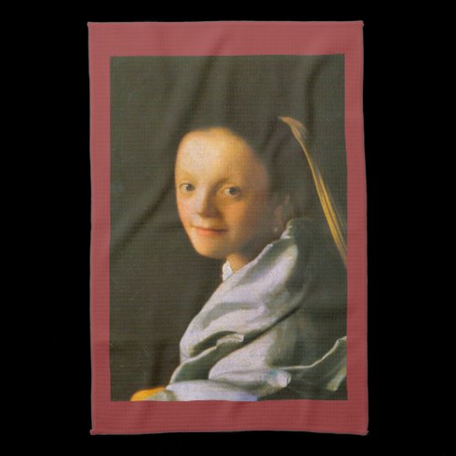 Maid by Johannes Vermeer Towel