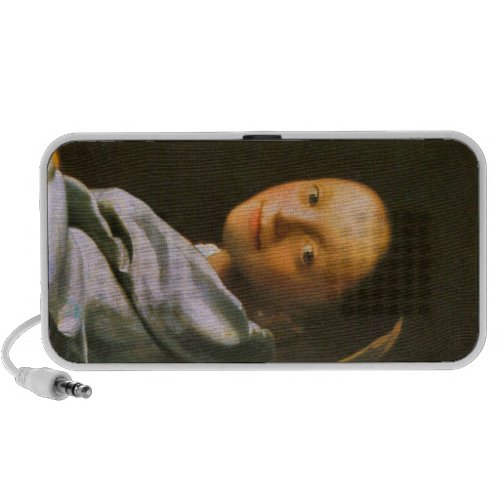 Maid by Johannes Vermeer Portable Speakers