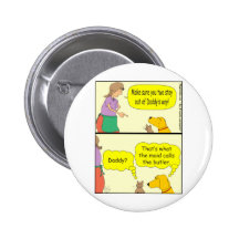 Maid Calls the Butler cartoon Pin