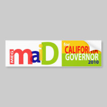 Maid for Governor Bumper Sticker bumper stickers