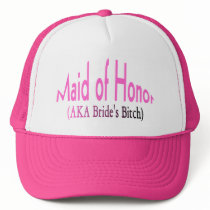Maid Of Honor (AKA Bride's Bitch Pink) Hat