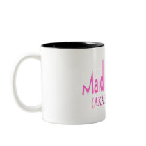 Maid Of Honor (AKA Bride's Bitch Pink) Coffee Mugs