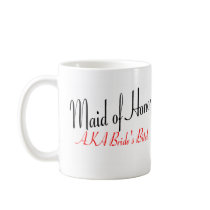 Maid Of Honor (AKA Bride's Bitch Red) Coffee Mugs