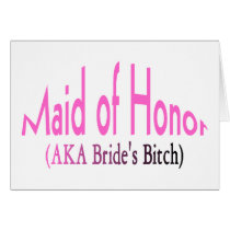Maid of Honor (AKA) cards