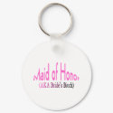 Maid of Honor (AKA) keychains by CelebrationZazzle Maid of Honor (AKA) keychains