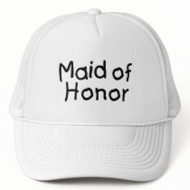Maid of Honor (Blk) hats