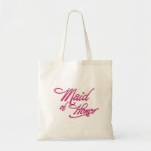 Maid Of Honor Bolsa Lienzo